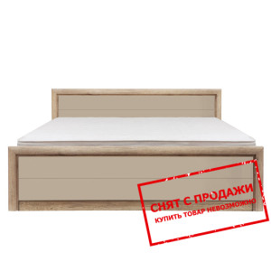 Кровать двухспальная (каркас) Koen 2 LOZ160 BRW...